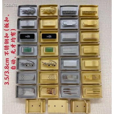 3.5cm width stainless steel automatic buckle,3.8cm width western style belt buckle