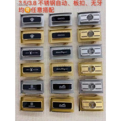 3.5cm width stainless steel automatic buckle,3.8cm width western style belt buckle