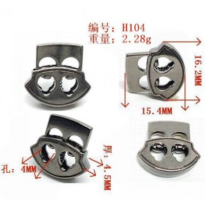 spring stopper H104 16mm pig nose 2 holes