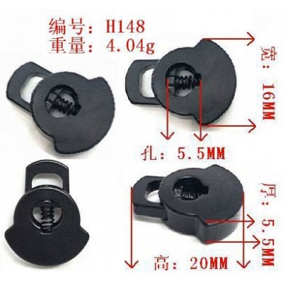 spring stopper H148 16mm pig nose 1 holes