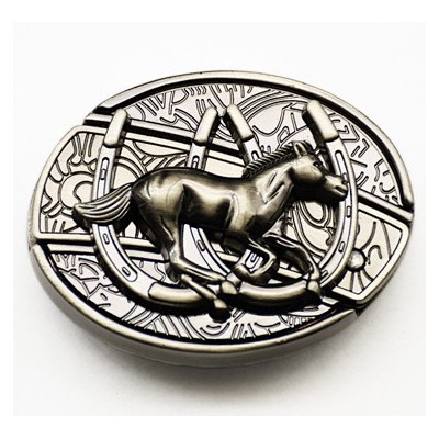 horse knife belt buckles