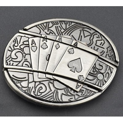 4A poker knife belt buckles