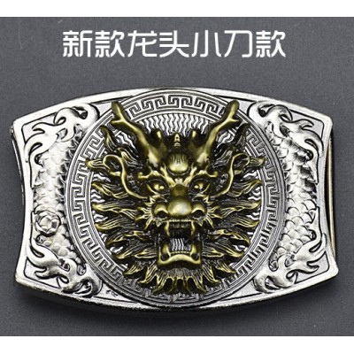 new style dragon head knife belt buckles