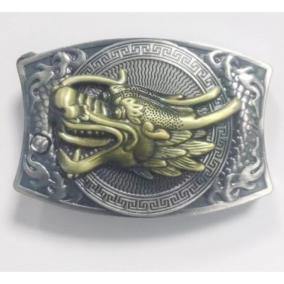 new style side dragon face knife belt buckles